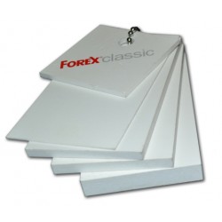 Bílá pěněná deska Forex 156x305cm, tl.3mm