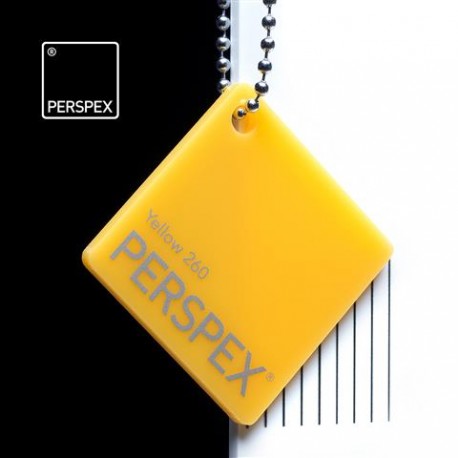 Perspex® litý - opál, žlutá 260, 1000x2030 mm, tl.3mm,