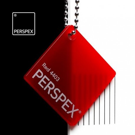 Perspex® litý - opál, červená 4403, 1520x2050 mm, tl.3mm,