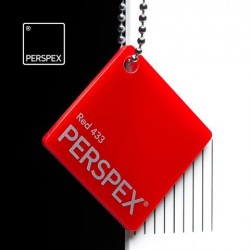 Perspex® litý - opál, červená 433, 2030x13050 mm, tl.3mm,