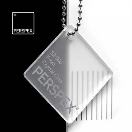 Perspex® litý - frost, crystal clear S2-000, 101x305, tl.3mm